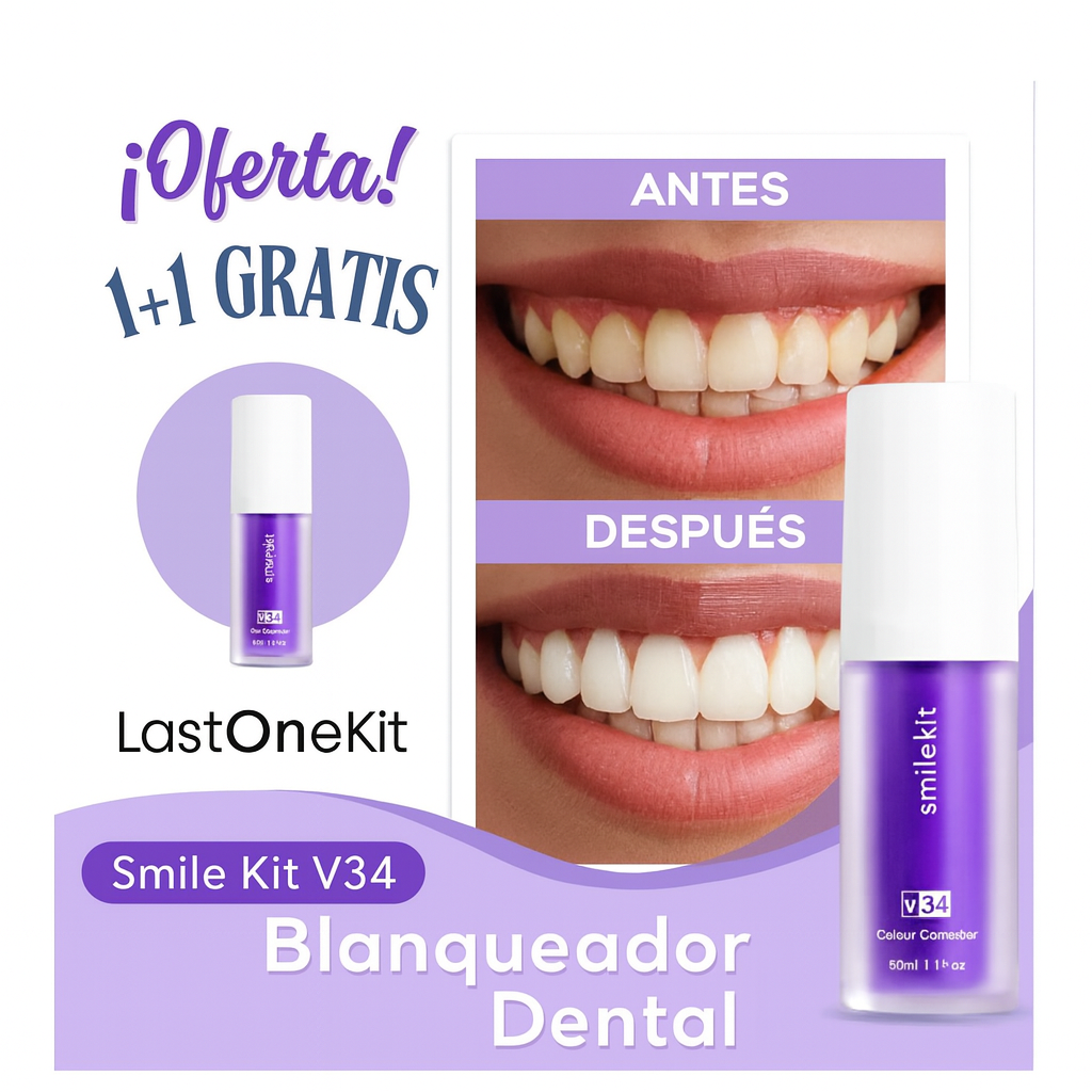 SmileKit™ Pasta Dental Blanqueadora v34