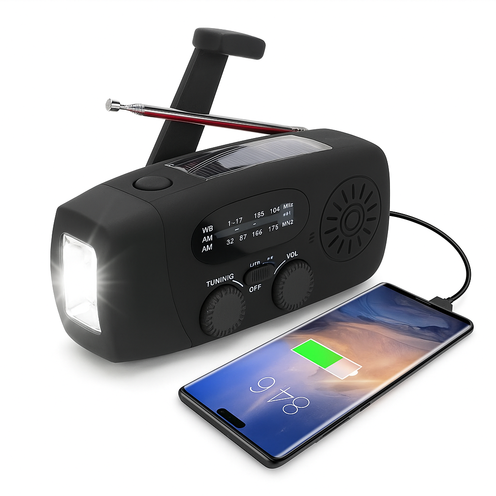 Portable Emergency Solar Radio