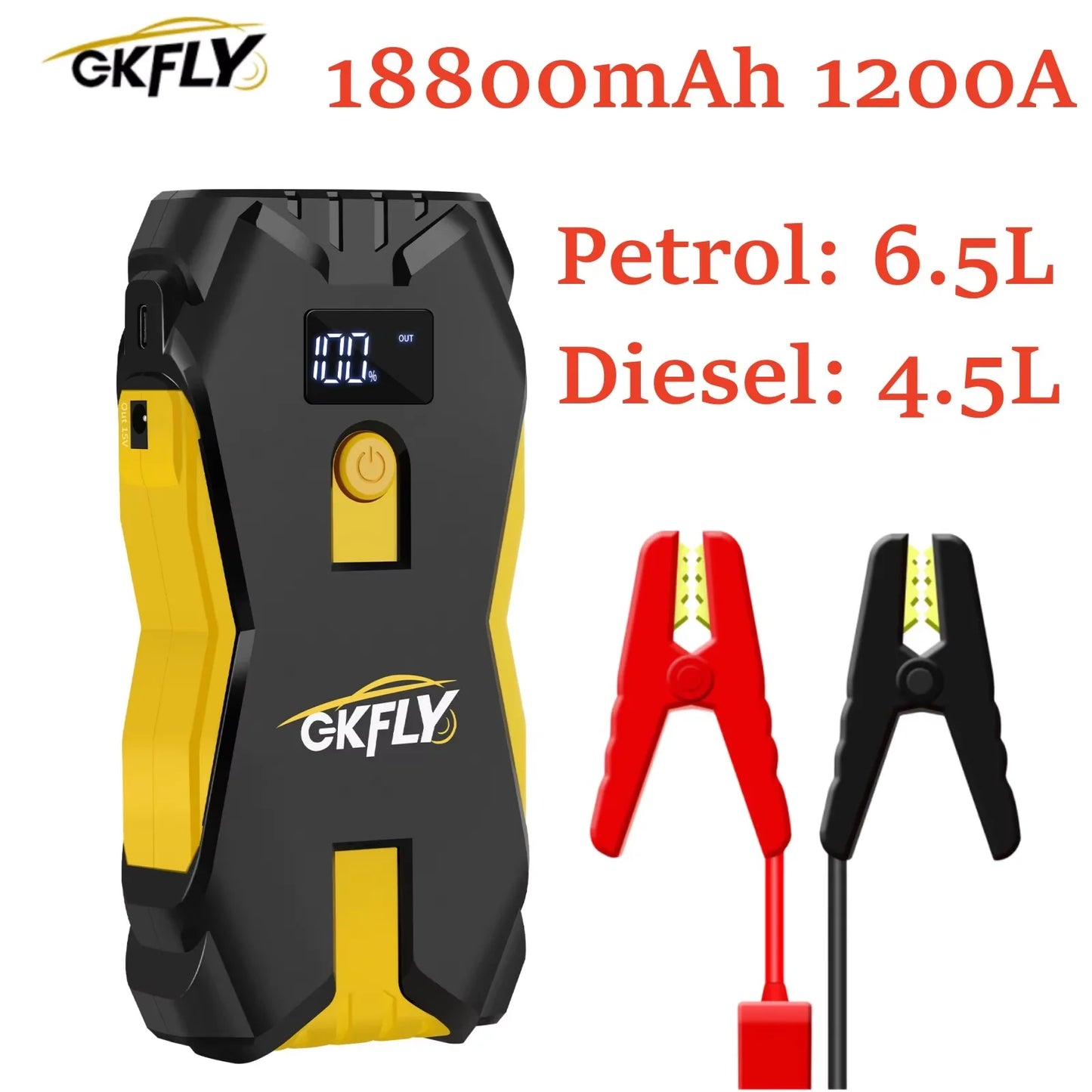 Powerful Portable Car Jump Starter