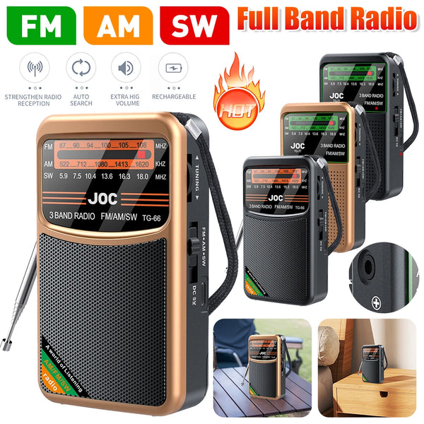Radio de Bolsillo Recargable