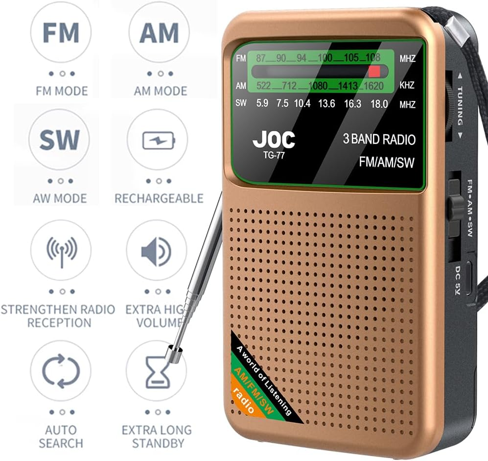 Radio de Bolsillo Recargable