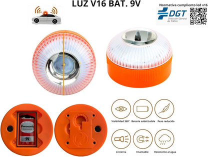 Luz de Emergencia LED Magnética