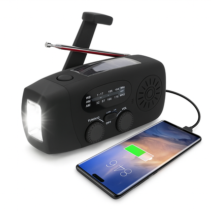 Portable Emergency Solar Radio