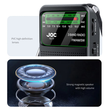 Radio de Bolsillo Recargable