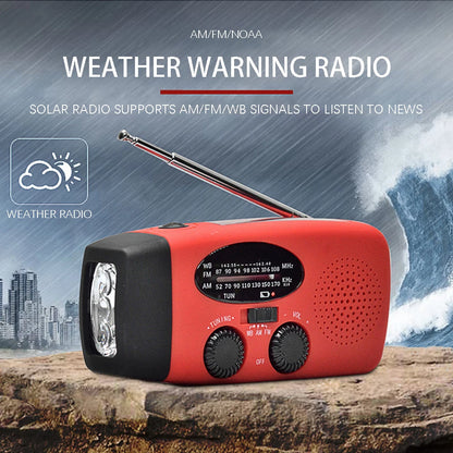 Radio Solar de Emergencia Portátil